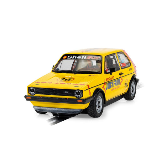 Scalextric C4625 Volkswagen Golf MKI #16 Malcolm Jeffs Racing 1/32 Slot Car