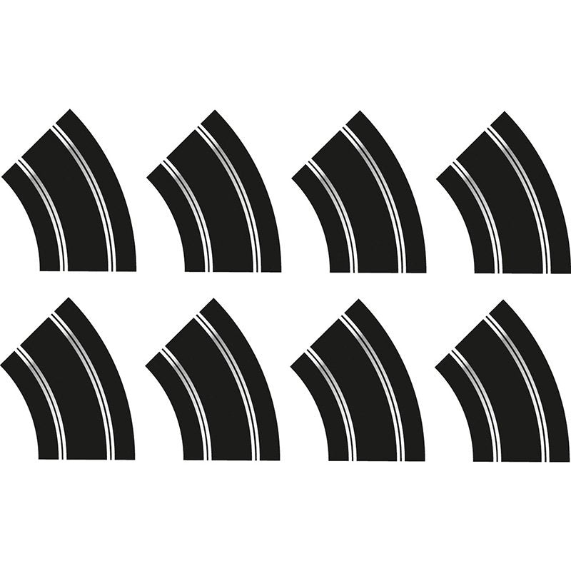 Scalextric C8196 - Scalextric R2 Curves (x8) Track Extension Pack