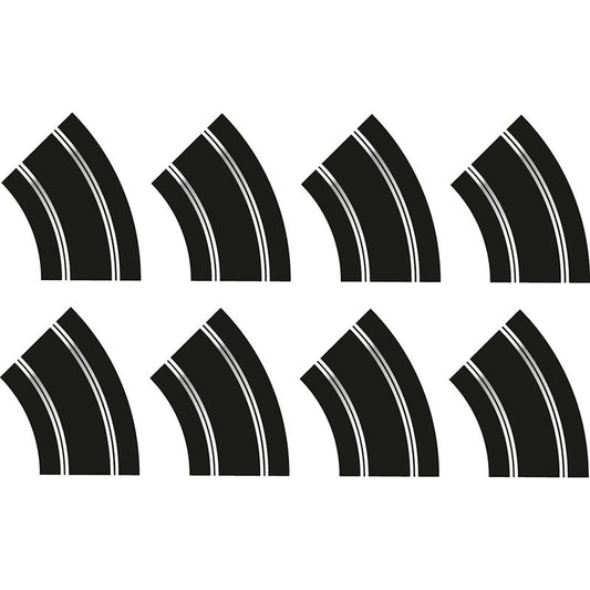 Scalextric C8196 - Scalextric R2 Curves (x8) Track Extension Pack