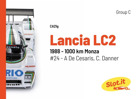 Slot.it CA21G - Lancia LC2 -1000km Monza 1988 #24