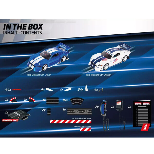 Carrera 30033 - Starter Set - Ford Mustang GTY - 5.7 meter track
