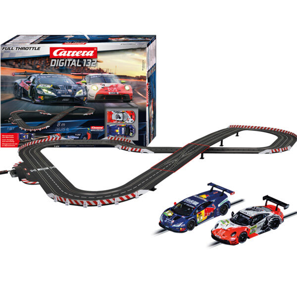 Carrera Digital 30045 Full Throttle GT3 Set Porsche 911 vs Lamborghini Huracán Wireless 2.0 1/32 Slot Car Set 8m - Latest Slot Car Arrival at W.A.R. Raceway