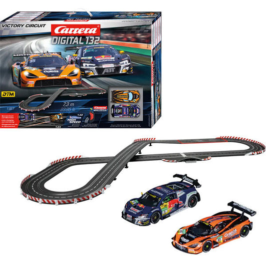 Carrera Digital 30047 Victory Circuit Set McLaren 720S vs Audi R8 LMS GT3 Wireless 2.0 1/32 Slot Car Set
