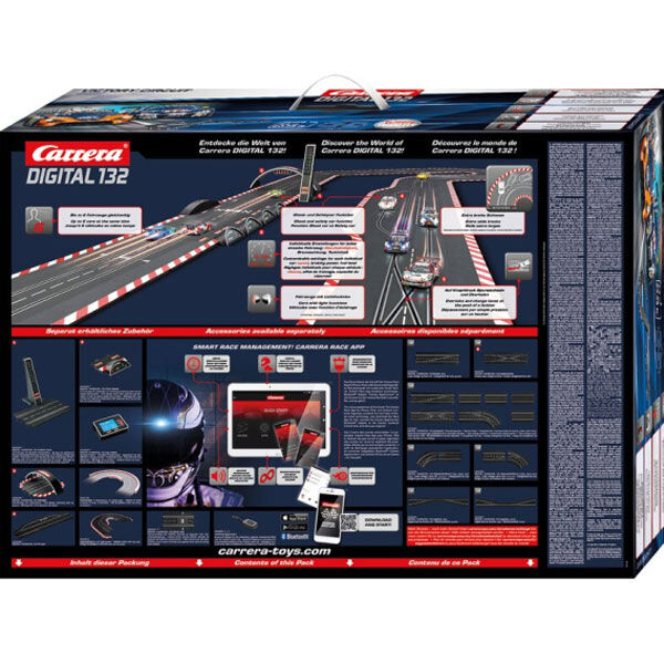 Carrera Digital 30047 Victory Circuit Set McLaren 720S vs Audi R8 LMS GT3 Wireless 2.0 1/32 Slot Car Set