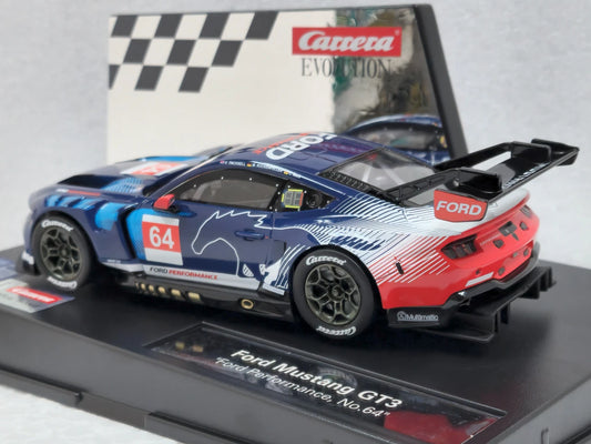 Carrera Evolution 27808 Ford Mustang GT3 Ford Performance #64 1/32 Slot Car