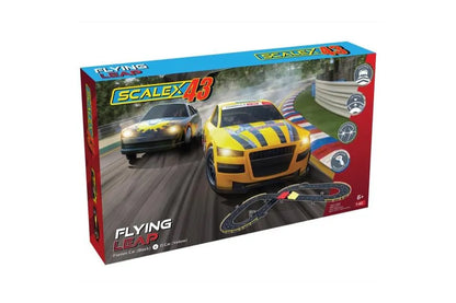 Scalextric F1002 Scalex43 Flying Leap Slot Car Set 1/43 – 369cm Track & 2 Cars