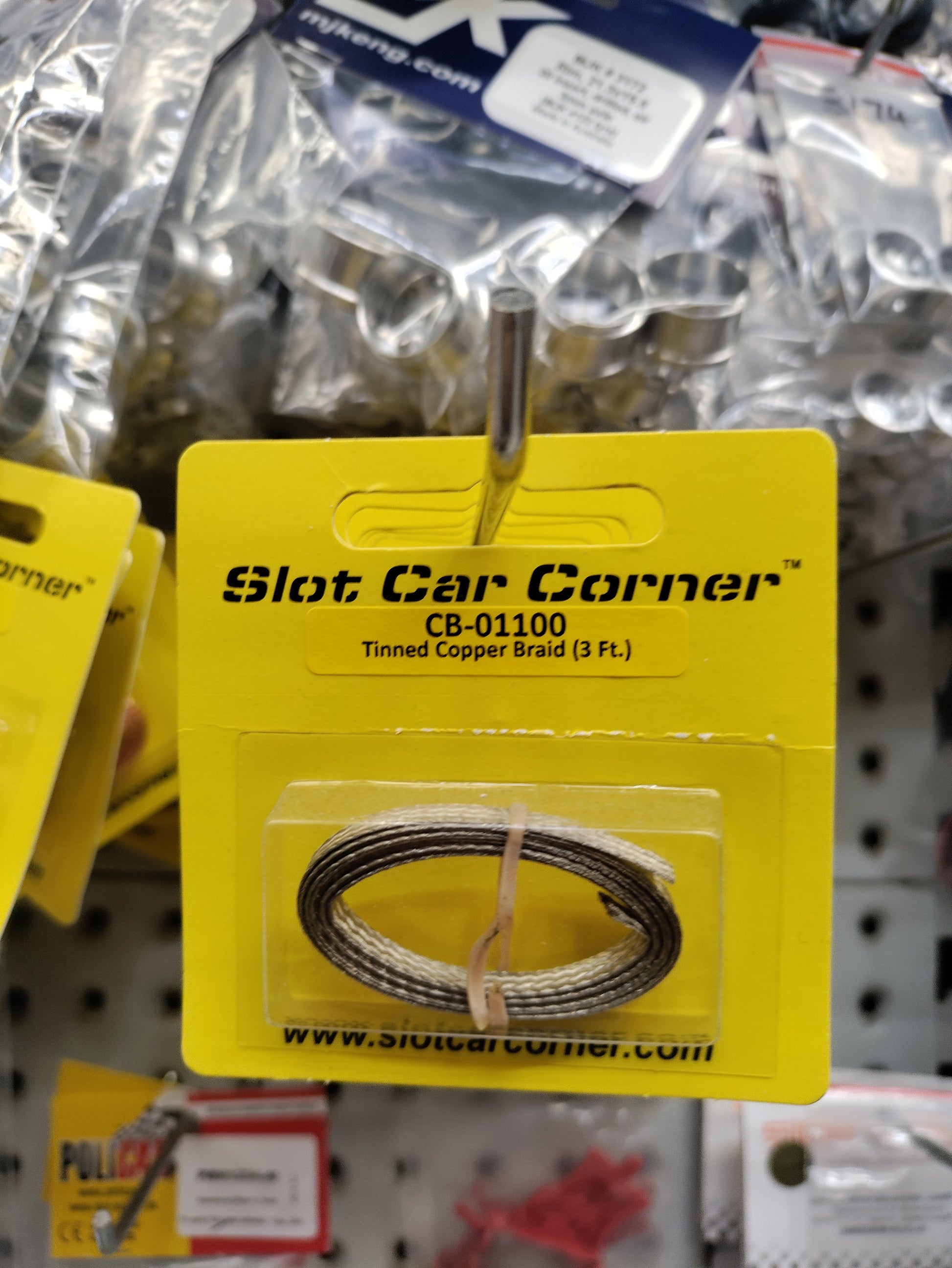Coper Raceway Slot Car Corner CB-01100 - SCC Car Braid, Tinned Copper – W.A.R. Slot ...