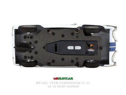 MR Slotcar MR1502 - Chevrolet Corvette C1 - 24hr Le Mans 1960 #3 Team Cunningham