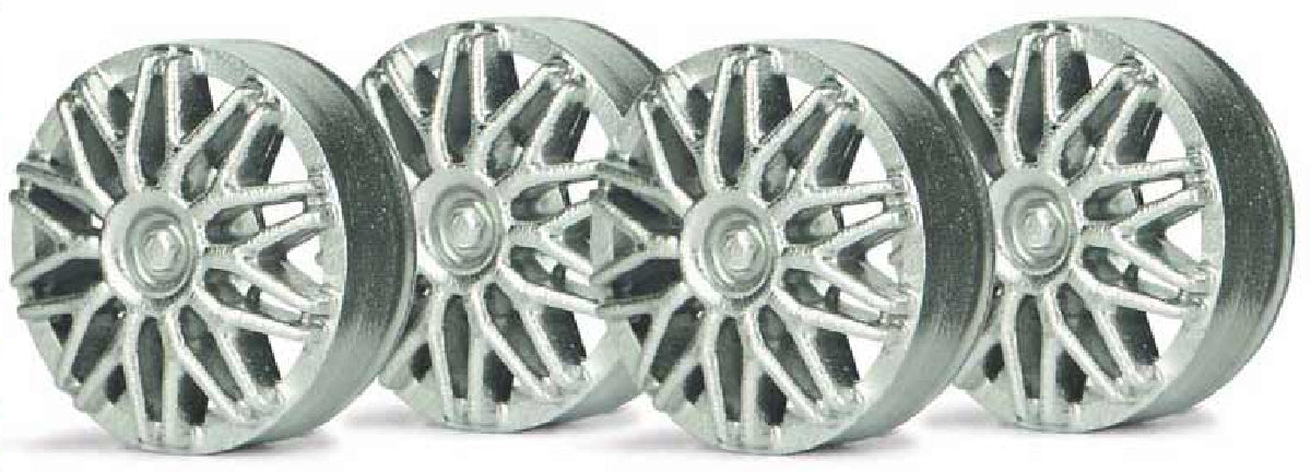Slot.it PA03s - BBS Silver type ProAxle wheel inserts