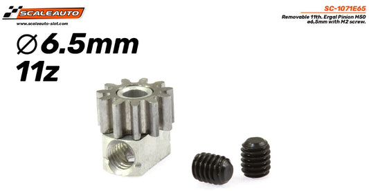 Scaleauto SC-1071E65 - Ergal Adjustable Pinion 11T