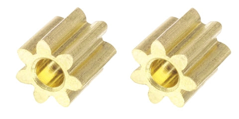 Professor Motor PMTR1169 - 7 Tooth Brass Pinions 48 pitch 2mm Shaft