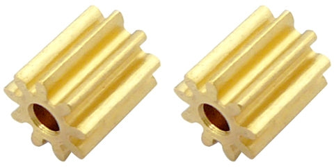 Professor Motor PMTR1171 - 9 Tooth Brass Pinions 48 pitch 2mm Shaft