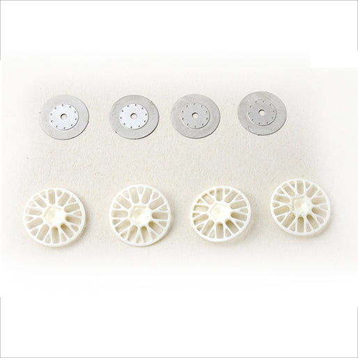 RevoSlot RS-107 - Porsche 911 GT2 Wheel Inserts unpainted