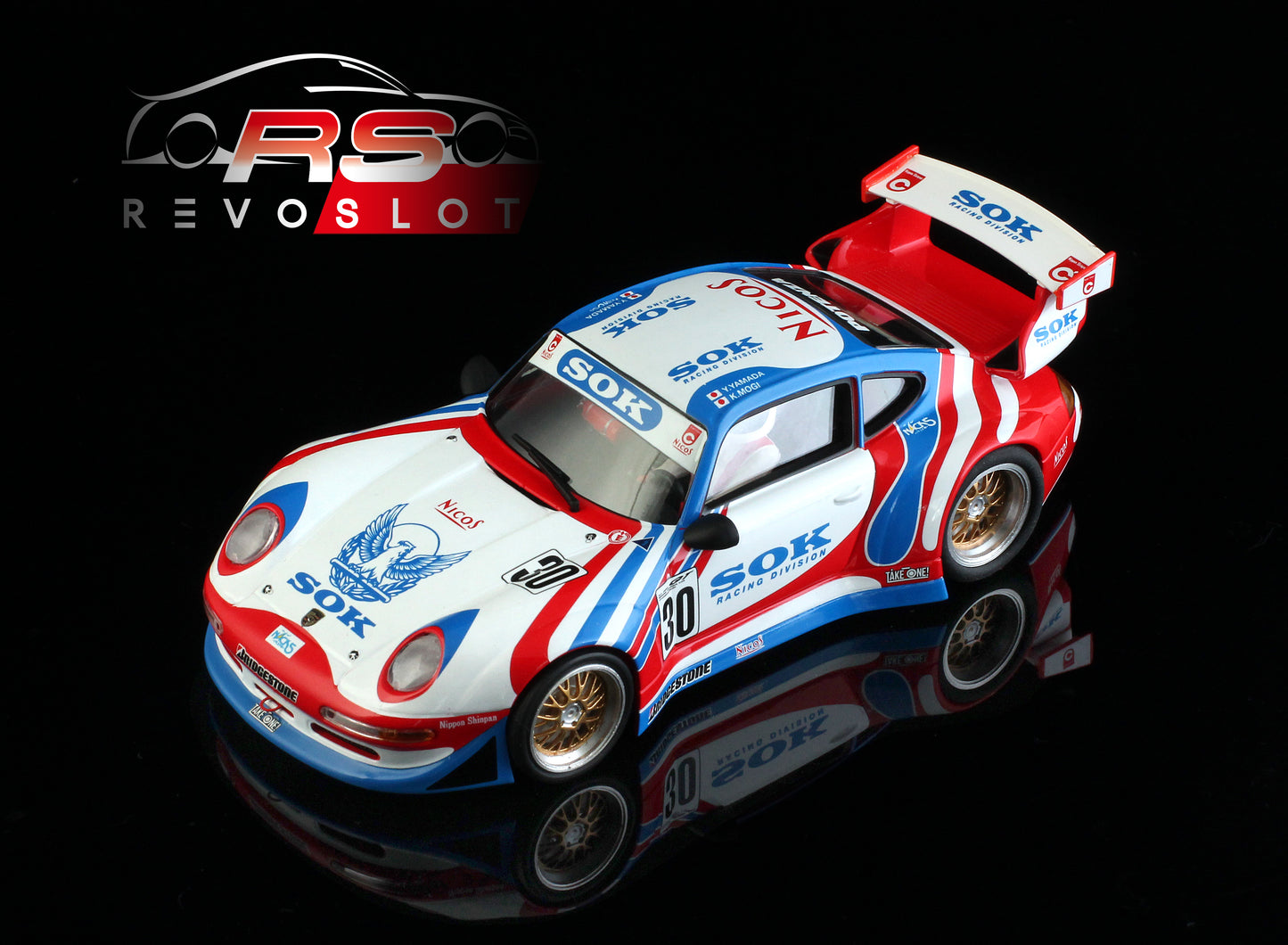 RevoSlot RS0323 - Porsche 911 GT2 Sogo - Keibi No.30