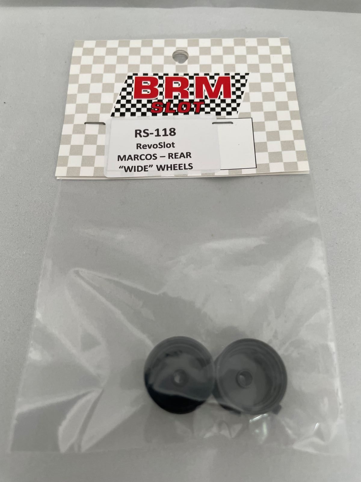 RevoSlot RS-118 - Marcos Aluminium Wide Rear Wheels