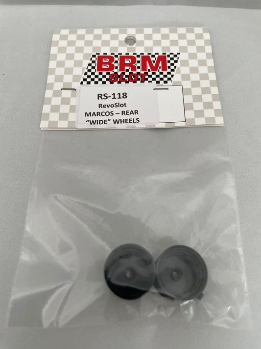 RevoSlot RS-118 - Marcos Aluminium Wide Rear Wheels