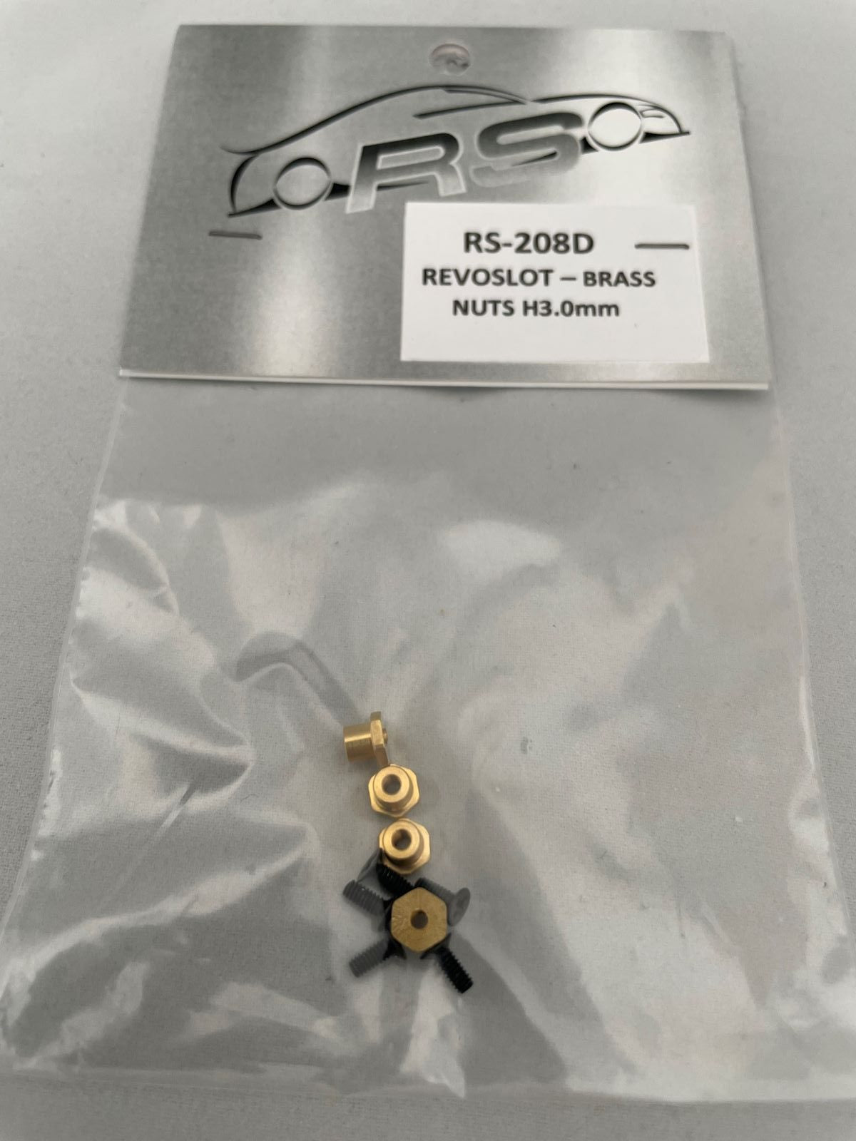 RevoSlot RS-208D - H3mm Brass Nuts and Screws