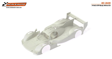 Scaleauto SC-3635 Porsche 963 GTP Hypercar White Body Kit 1/32 Slot Car