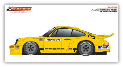 Scaleauto SC-6392R Porsche 911 RS #3 Peter Revson 1973 IROC Riverside 3rd Race Version
