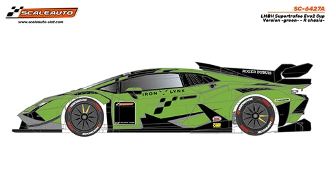 Scaleauto SC-6427A - Lamborghini Super Trofeo EVO 2 - Cup Version - Green - R-chassis
