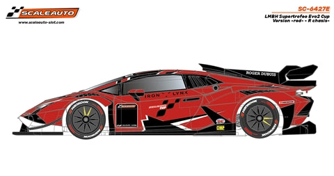 Scaleauto SC-6427E - Lamborghini Super Trofeo EVO 2 - Cup Version - Red - R-chassis