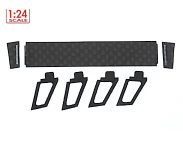 Scaleauto SC-7902B - Carbon Rear Wing - for 1/24 BMW M3 GTR