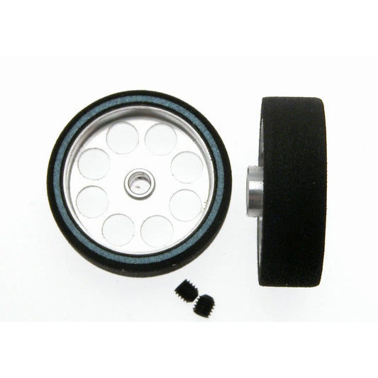Scaleauto SC-2702P - HardComp Sponge Front Wheel & Tyre for 3mm Axles (25.5 x 8mm)