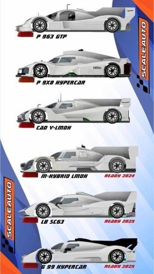 Scaleauto 𝐒𝐂-𝟔𝟒𝟏𝟑 Cadillac V-Series.R LMH Road Atlanta #01 2024