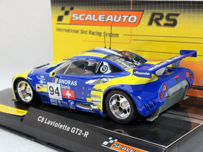 Scaleauto SC-6051RS Spyker C8 Laviolette GT2-R #94 24H Le Mans 2008 Anglewinder RS 1/32 Slot Car