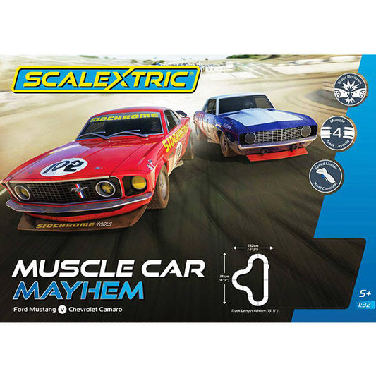 Scalextric C1449SF - Muscle Car Mayhem Set