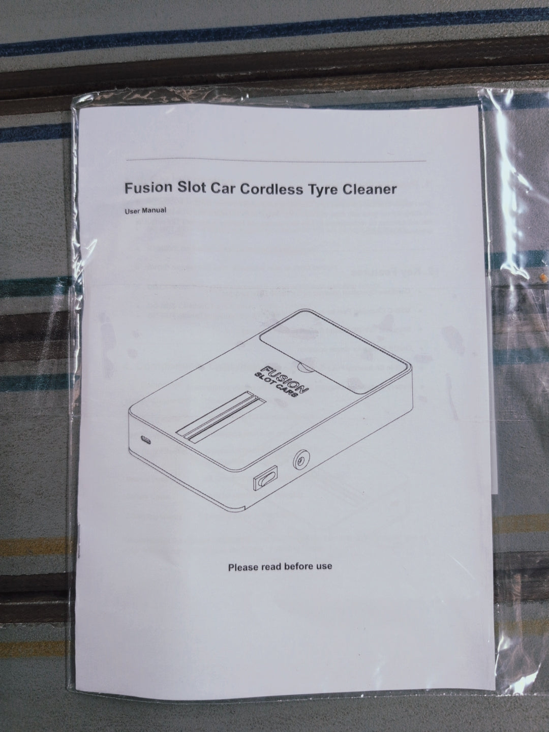 Fusion Slot Cars 002.5 - Cordless Tyre Cleaner - Rechargeable battery version - upgraded