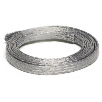 Sideways SWBR/02T - Tin Plated Copper Braid - 1 metre