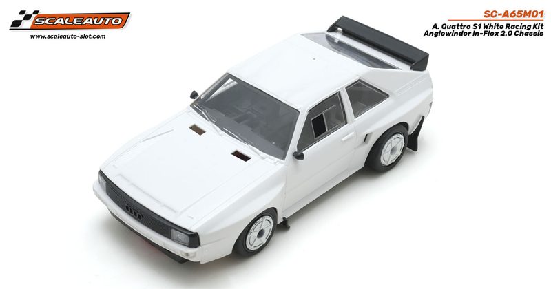 Scaleauto SC-A65M01 Audi Sport Quattro S1 Group B Rally Car White Racing Kit