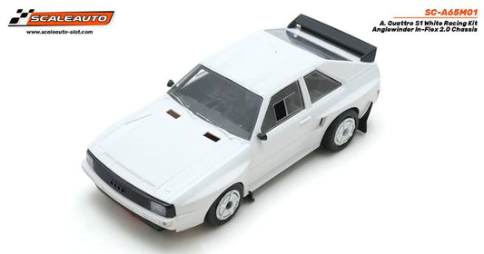(PRE-ORDER) Scaleauto SC-A65M01 Audi Sport Quattro S1 Group B Rally Car White Racing Kit