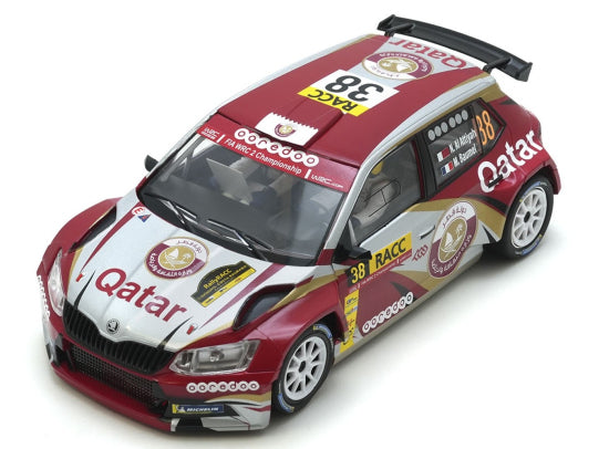 Scaleauto SC-6444R Škoda Fabia R5 #38 Qatar Ooredoo Rally Catalunya 2015 R-4WD Series