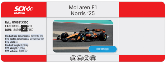 SCX U10621X300 - McLaren F1 Norris ‘25