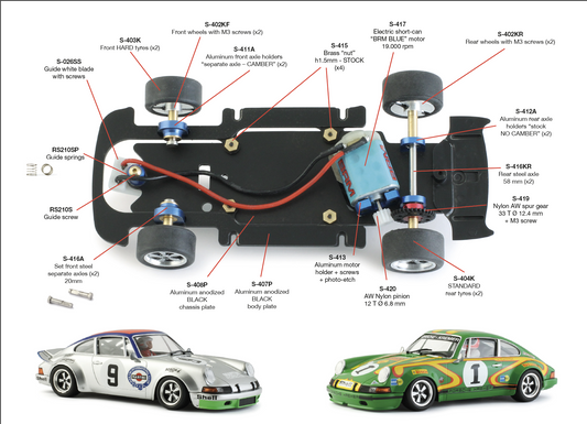 BRM BRM214 - Porsche 911 - FULL WHITE KIT