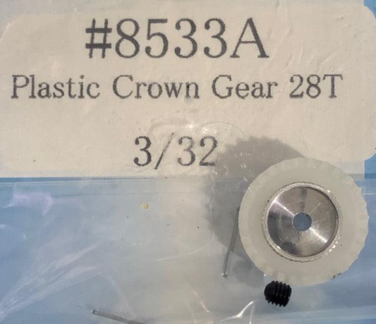 Plafit 8533Y - Plastic Crown Gear for 3/32 28T