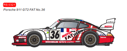 RevoSlot RS0321 - Porsche 911 GT2 FAT No.36