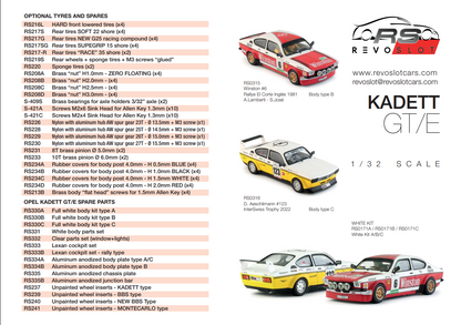RevoSlot RS0316 - Opel Kadett D. Aeschlimann #123 InterSwiss Trophy 2022