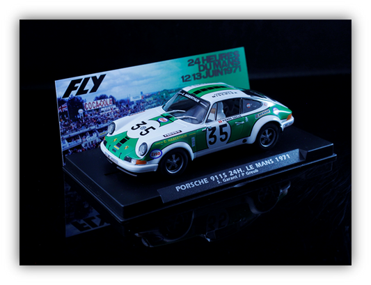 (PRE-ORDER) FlySlot A2124 Porsche 911 24 Hours of Le Mans #35 1971