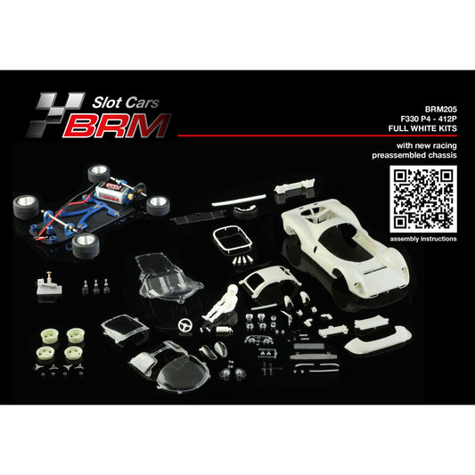 BRM BRM205 - Ferrari 330 P4 / 412P White Kit