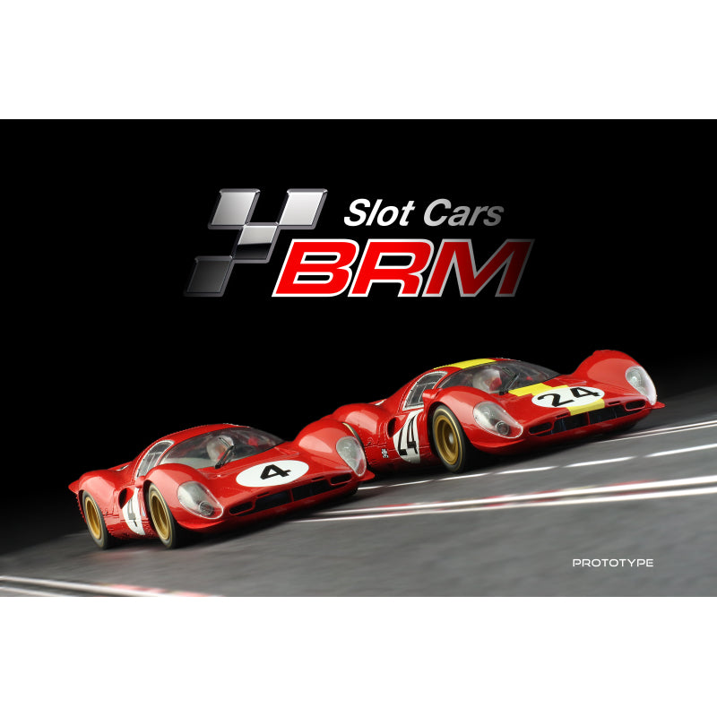 BRM BRM202 - Ferrari 330 P4 - 24hr Le Mans 1967 #24