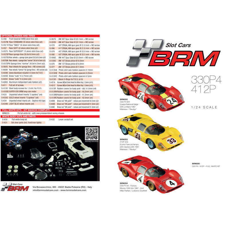 BRM BRM203 - Ferrari 412P - 24hr Daytona 1967 #33