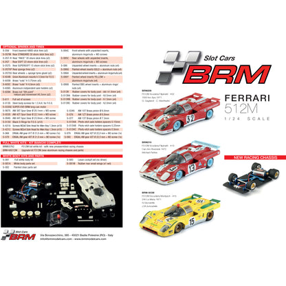 BRM BRM210 - Ferrari 512M Filipinetti/Modena Sport Cars #13 Can-Am 1972 - M. Parkes