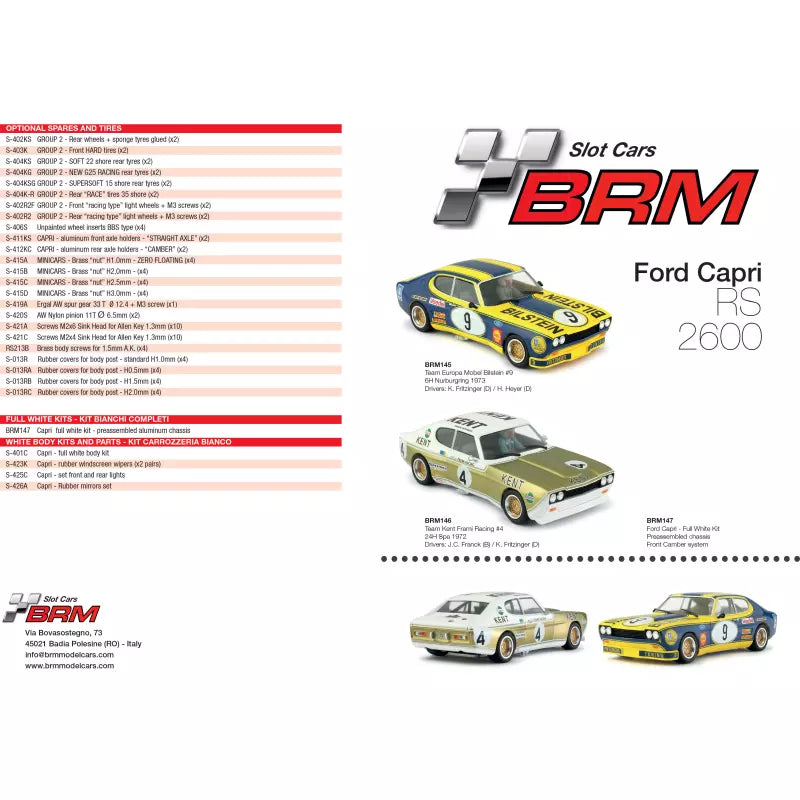 BRM BRM145 - Ford Capri RS2600 - Bilstein #9