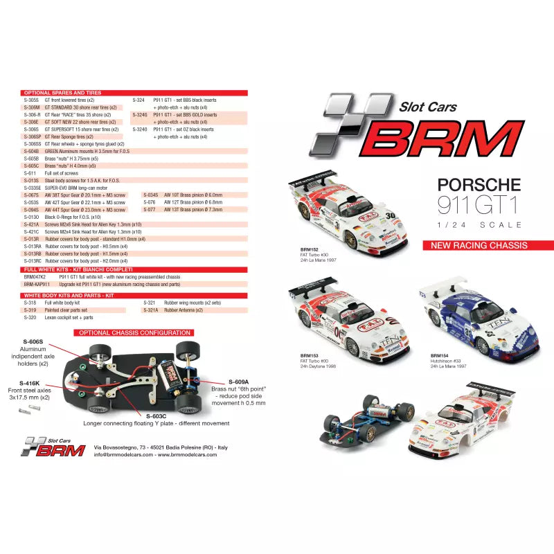 BRM BRM153 - Porsche 911 GT1 - Fat Turbo #00 - 1998 Daytona
