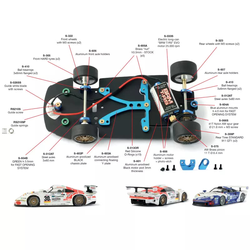 BRM BRM153 - Porsche 911 GT1 - Fat Turbo #00 - 1998 Daytona