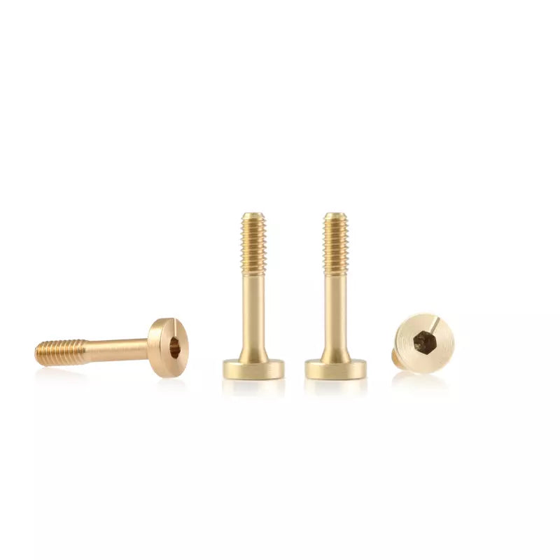 BRM S-135A1 - Suspension brass screw M2 flat self-centering head 4.5mm x 9.5mm – SHORT (4 pcs)