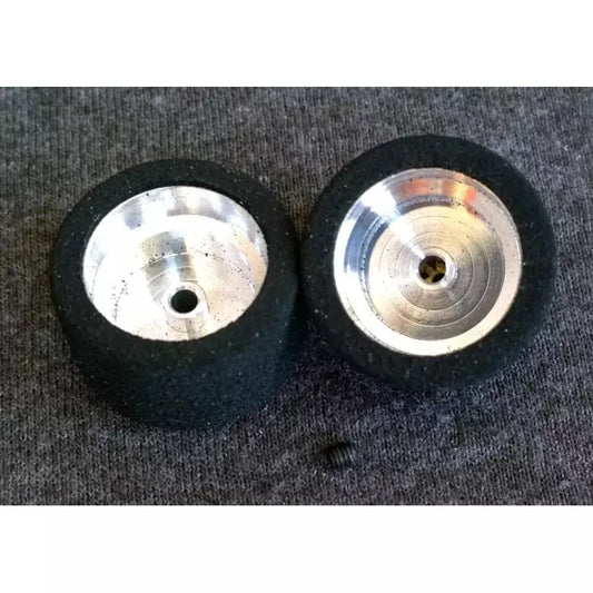 BRM S-306SS - Rear wheel GT with sponge tires glued for wooden track 26x14 x2 - light wheels